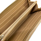 Chanel Wallet Quilted Beige Zip Around — view 3