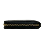 Louis Vuitton Coin Purse Exotic Leather Zippy Black Zip Around Monogram Pattern — view 7