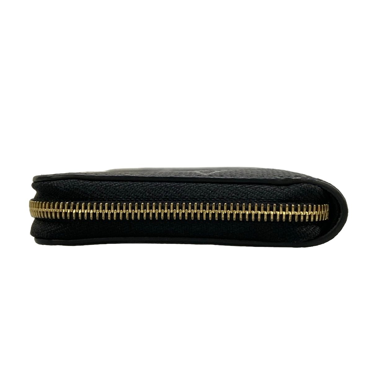 Louis Vuitton Coin Purse Exotic Leather Zippy Black Zip Around Monogram Pattern — view 7