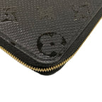 Louis Vuitton Coin Purse Exotic Leather Zippy Black Zip Around Monogram Pattern — view 5