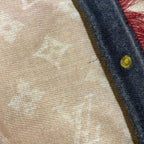 Louis Vuitton Shawl My LV Trunk Beige Yellow Multi Gray Coddington Wool — view 6