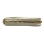 Chanel Wallet Chanel 19 Long Zip White Gold Round Zipperkinskin — view 8