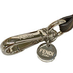 Fendi Key Holder Beige Black Yellow Squirrel Leather Mink — view 3