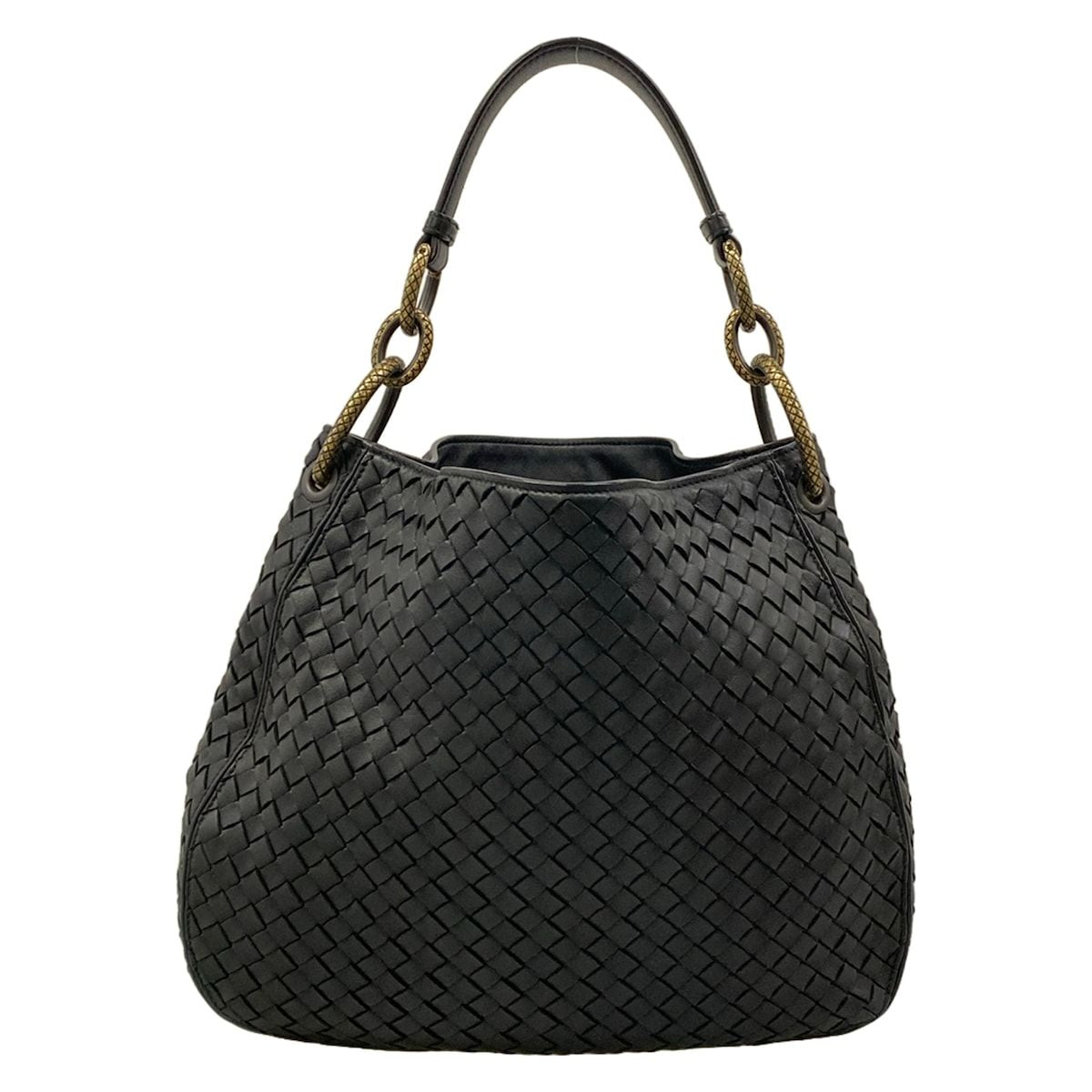 Bottega Veneta Shoulder Bag Small Loop Black Leather — view 3