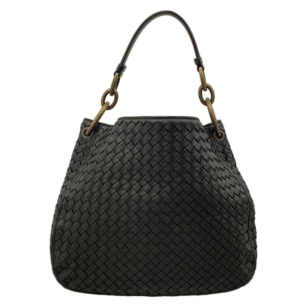 Bottega Veneta Shoulder Bag Small Loop Black Leather