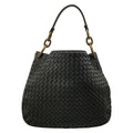 Bottega Veneta Shoulder Bag Small Loop Black Leather