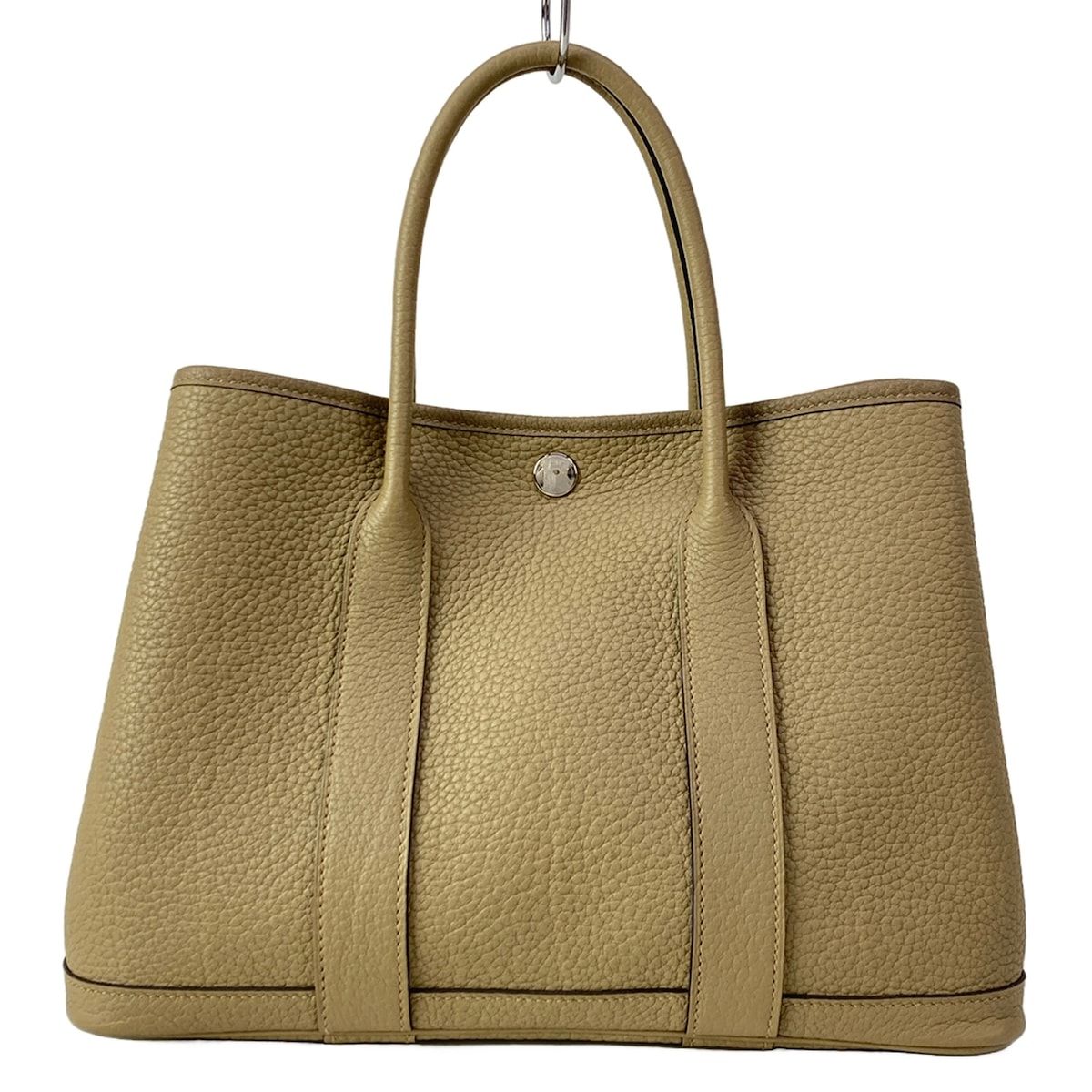 Hermes Tote Bag Garden Party TPM Beige Marfa