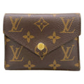 Louis Vuitton Trifold Wallet Monogram Portefeuille Victorine Leather Cowhide