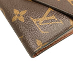 Louis Vuitton Trifold Wallet Monogram Portefeuille Victorine Leather Cowhide — view 6