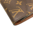 Louis Vuitton Trifold Wallet Monogram Portefeuille Victorine Leather Cowhide — view 7