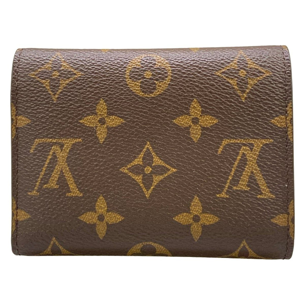Louis Vuitton Trifold Wallet Monogram Portefeuille Victorine Leather Cowhide — view 2