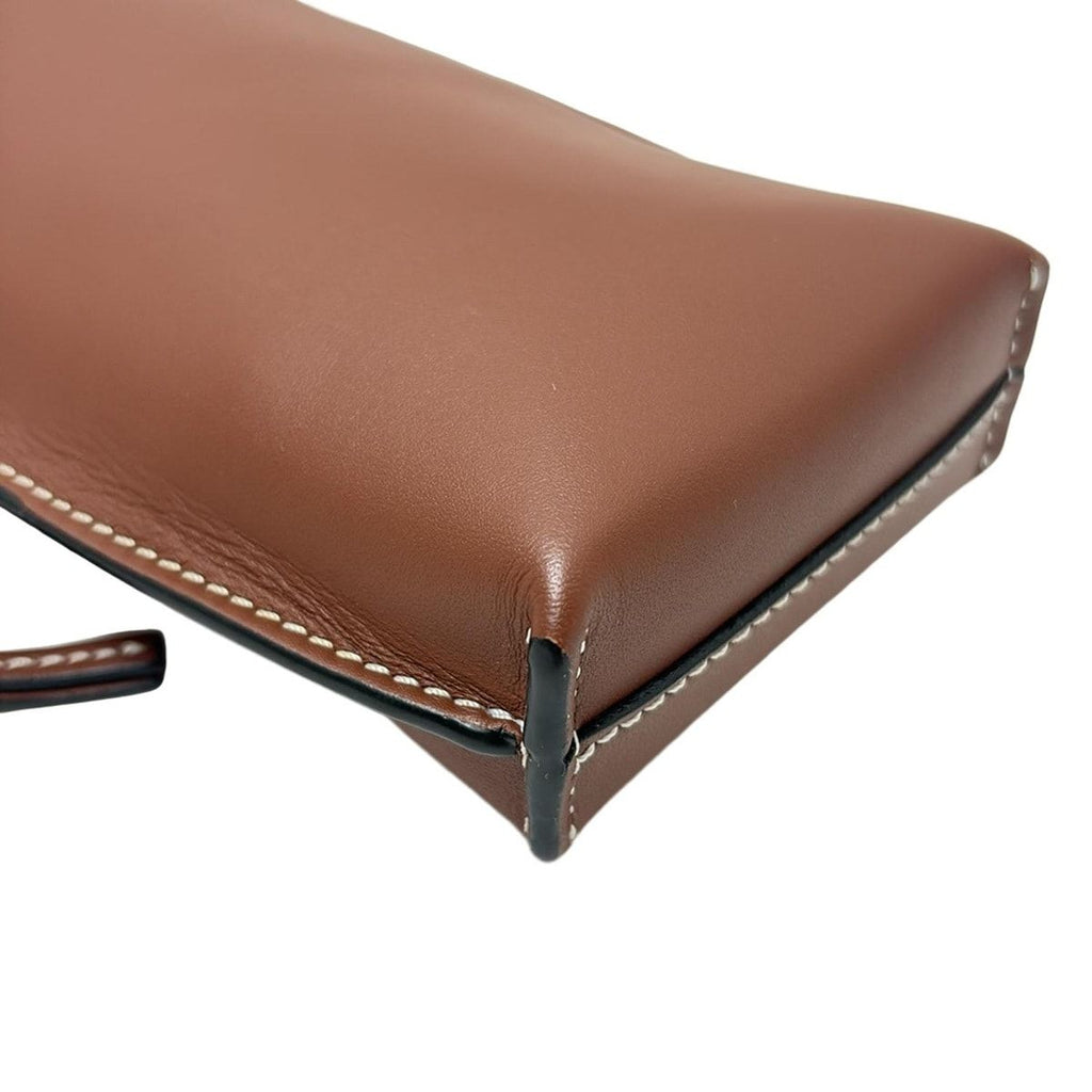 Loewe Shoulder Bag Dark Brown Leather — view 5
