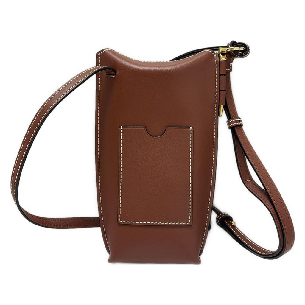 Loewe Shoulder Bag Dark Brown Leather — view 3