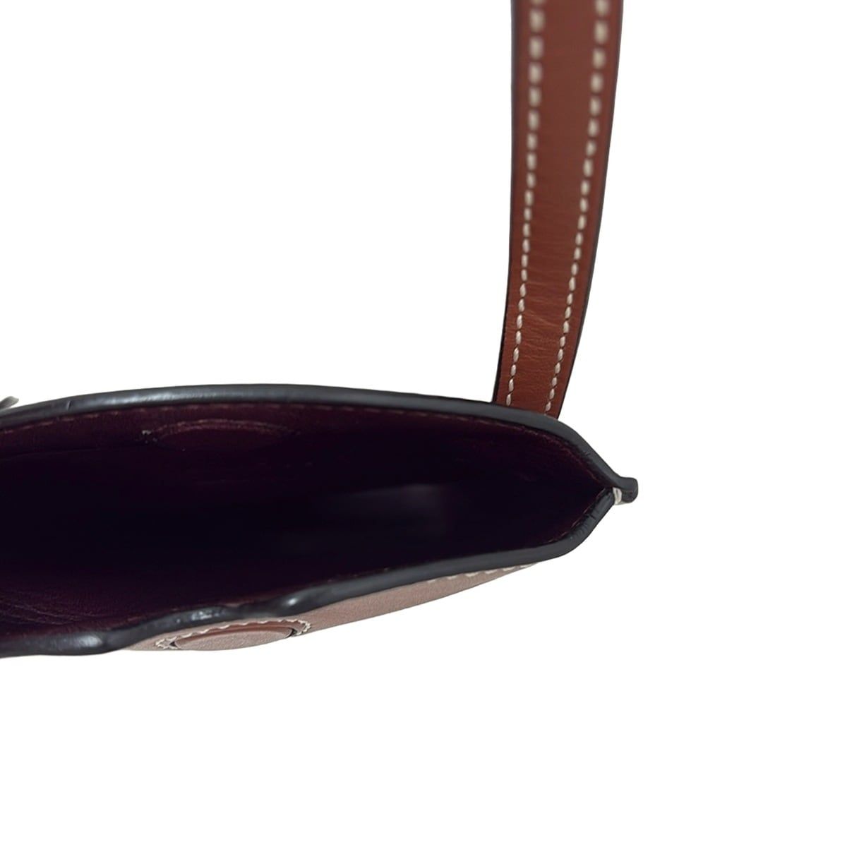 Loewe Shoulder Bag Dark Brown Leather — view 7