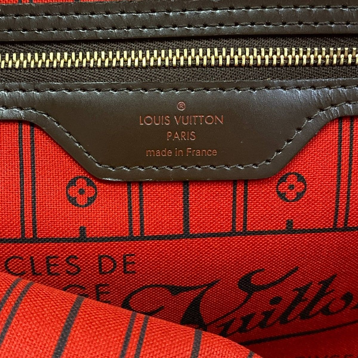 Louis Vuitton Tote Bag Damier Neverfull MM Ebene — view 8