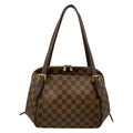 Louis Vuitton Shoulder Bag Damier Belem MM Ebene