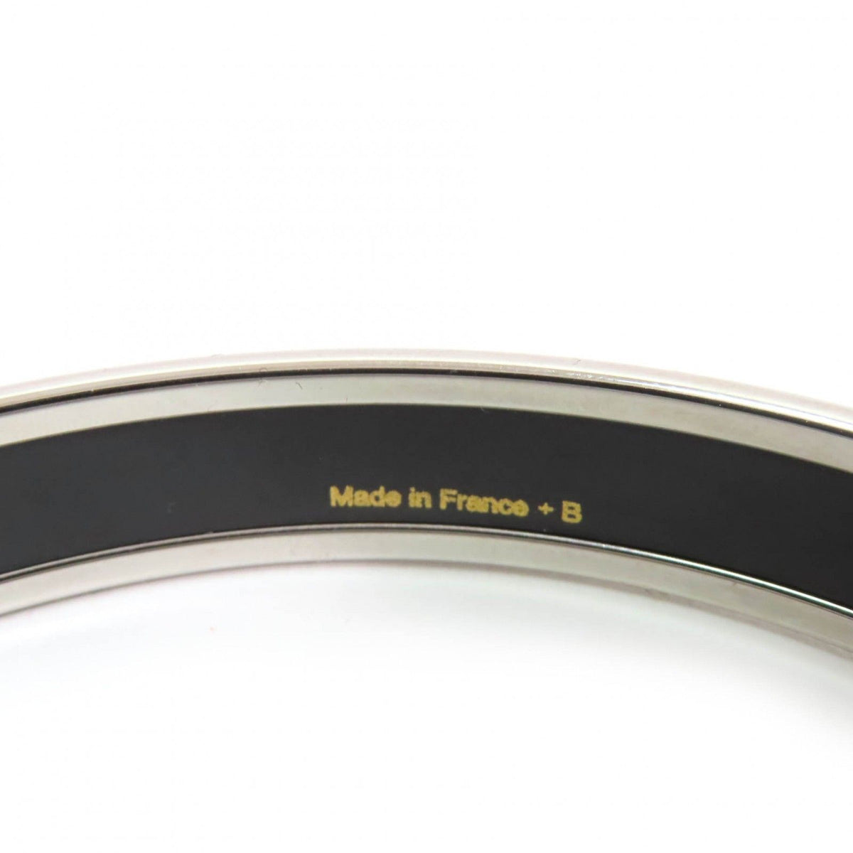 Hermes Enamel PM Bracelet Cult Jewel Bangle Silver White — view 5