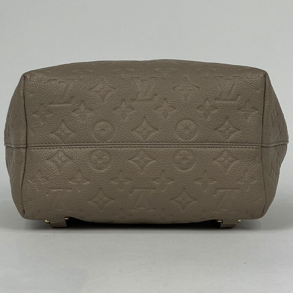 Louis Vuitton Montsouris PM Backpack Monogram Empreinte Tourterelle — view 3