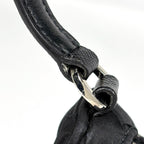 Prada Handbag Gathered Nylon Nero — view 4