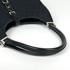 Gucci Shoulder Bag Jackie Line GG Canvas Black — view 6