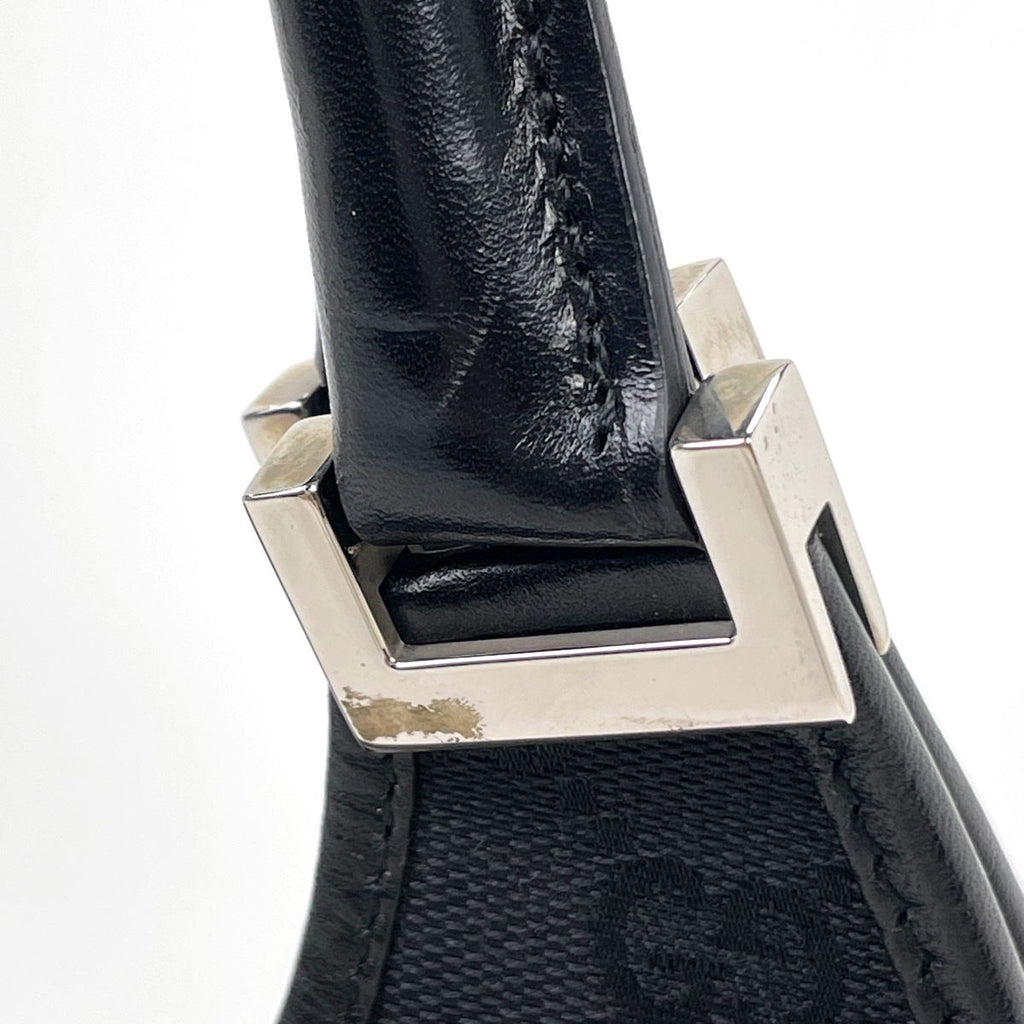 Gucci Shoulder Bag Jackie Line GG Canvas Black — view 4