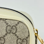 Gucci Shoulder Bag GG Pattern Sherry Line Web Beige White — view 3