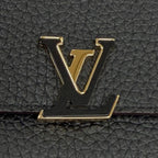 Louis Vuitton Portefeuille Capucines Compact Leather LV Logo Trifold Wallet — view 8