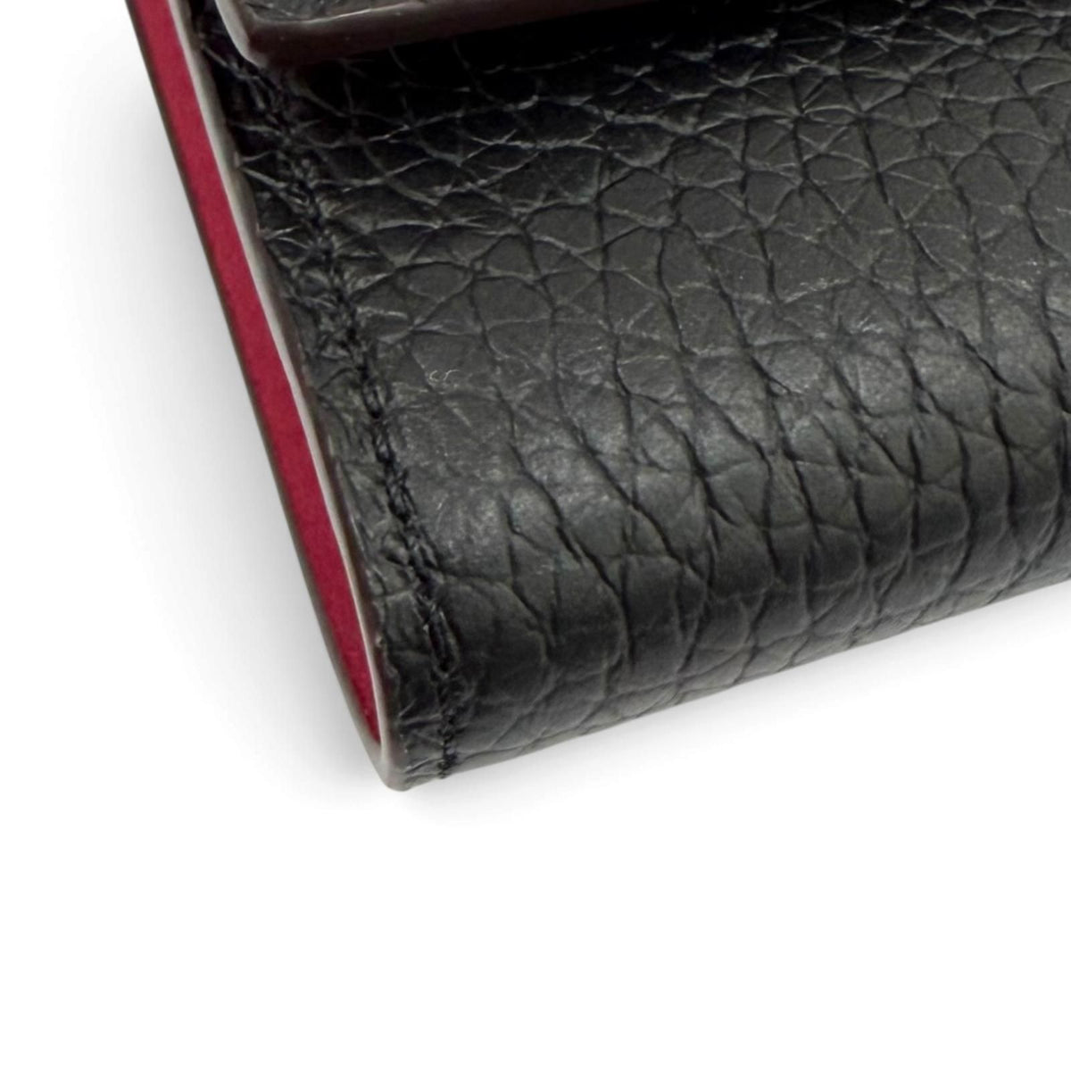 Louis Vuitton Portefeuille Capucines Compact Leather LV Logo Trifold Wallet — view 7