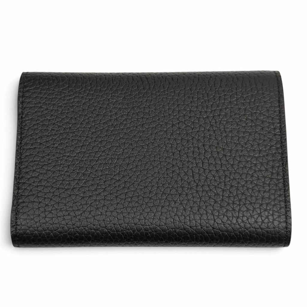 Louis Vuitton Portefeuille Capucines Compact Leather LV Logo Trifold Wallet — view 3