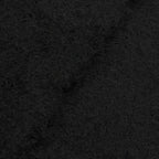Loewe Mohair Wool Blend Leather Anagram Patch Fringe Scarf Black — view 5