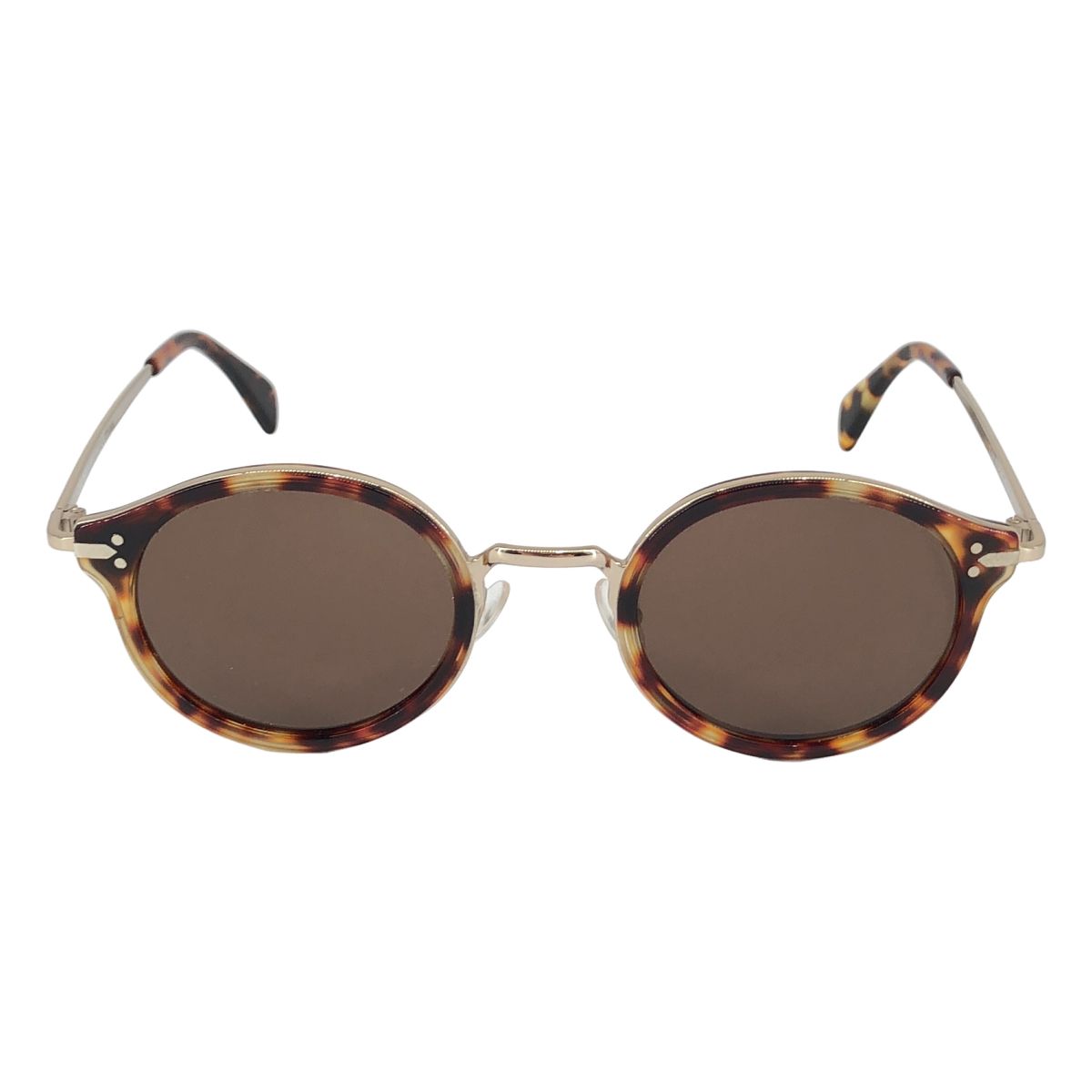 Celine Combination Sunglasses Brown Gold Eyewear — view 5