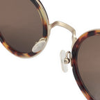 Celine Combination Sunglasses Brown Gold Eyewear — view 3