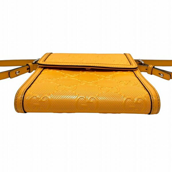 Gucci GG Embossed Shoulder Bag Leather — view 3