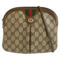 Gucci Vintage Sherry Line Beige GG Supreme Canvas 904 02 047 Shoulder Bag