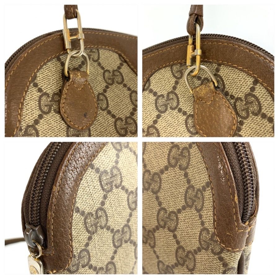 Gucci Vintage Sherry Line Beige GG Supreme Canvas 904 02 047 Shoulder Bag — view 5