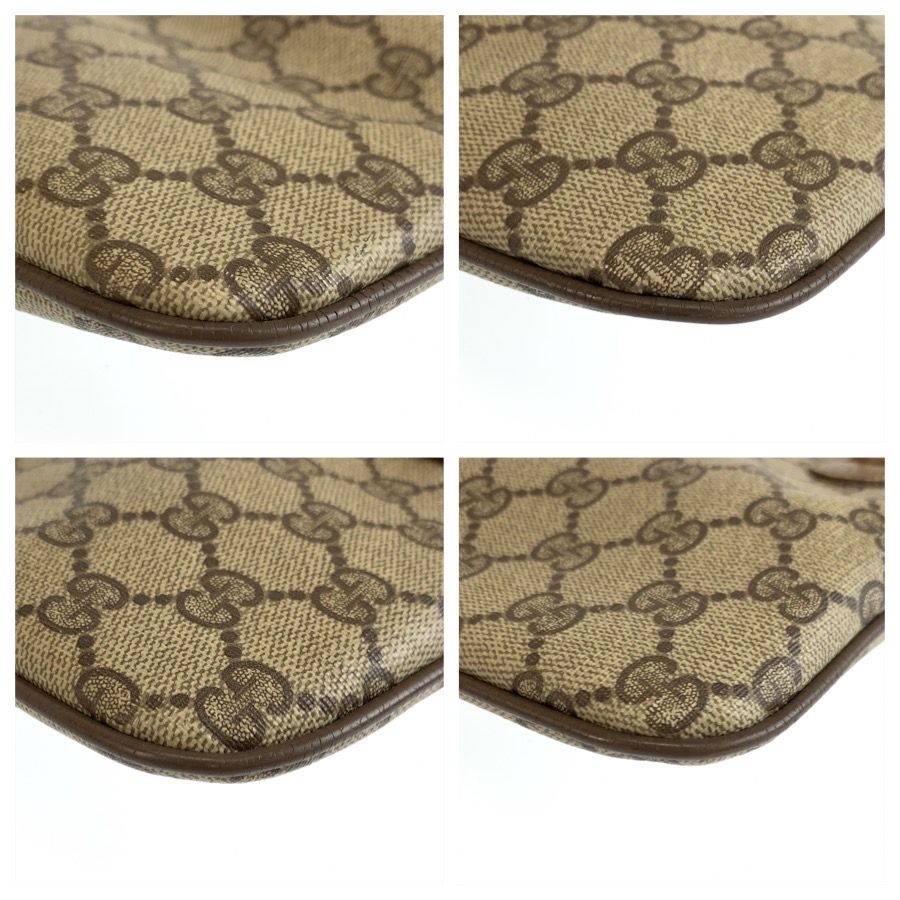 Gucci Vintage Sherry Line Beige GG Supreme Canvas 904 02 047 Shoulder Bag — view 4