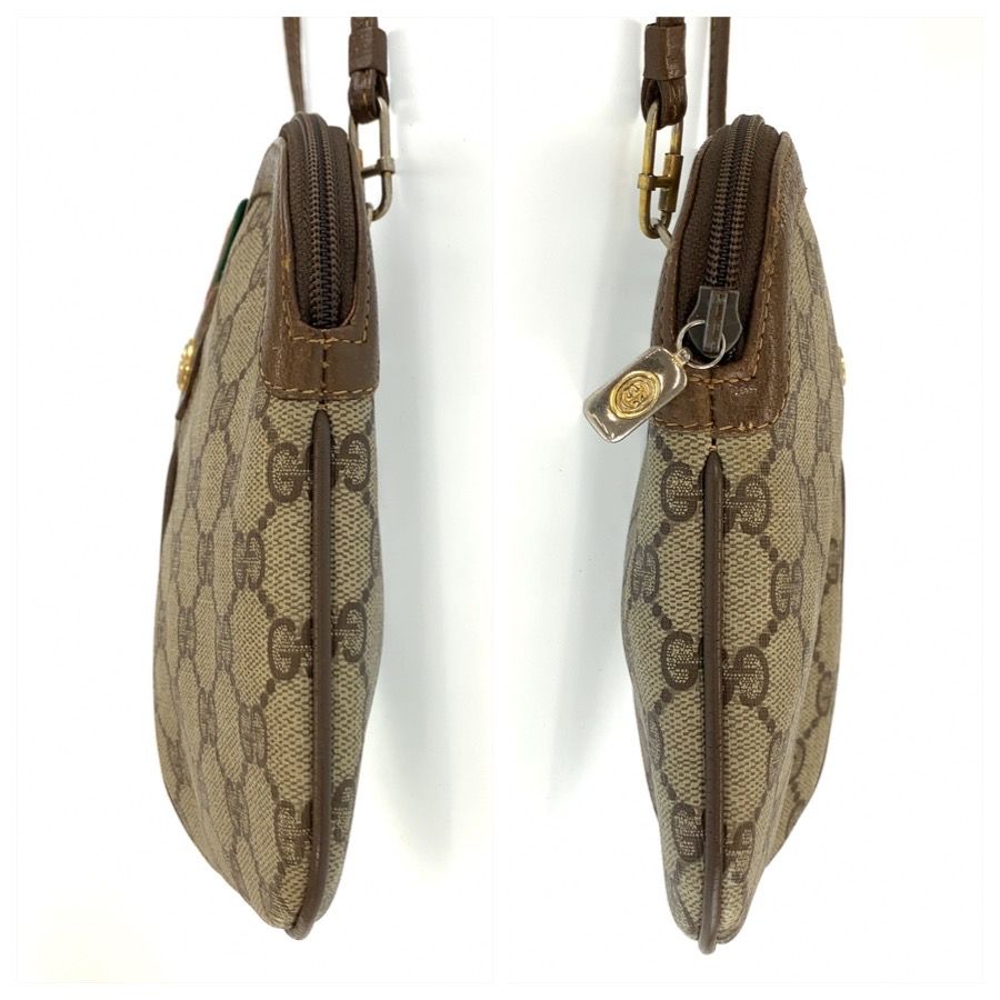 Gucci Vintage Sherry Line Beige GG Supreme Canvas 904 02 047 Shoulder Bag — view 7
