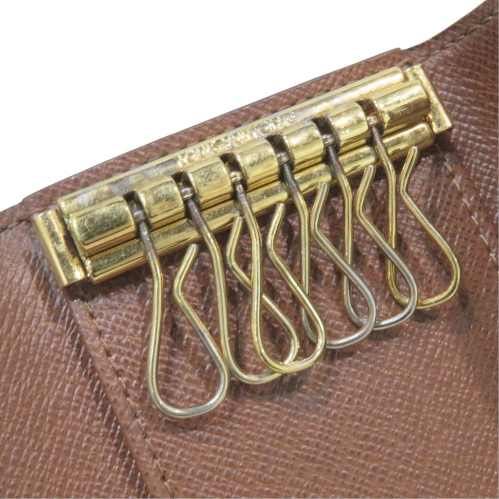 Louis Vuitton Multicles 6 Monogram Key Case Canvas Key Holder — view 6