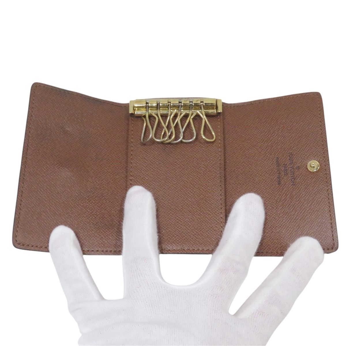 Louis Vuitton Multicles 6 Monogram Key Case Canvas Key Holder — view 5