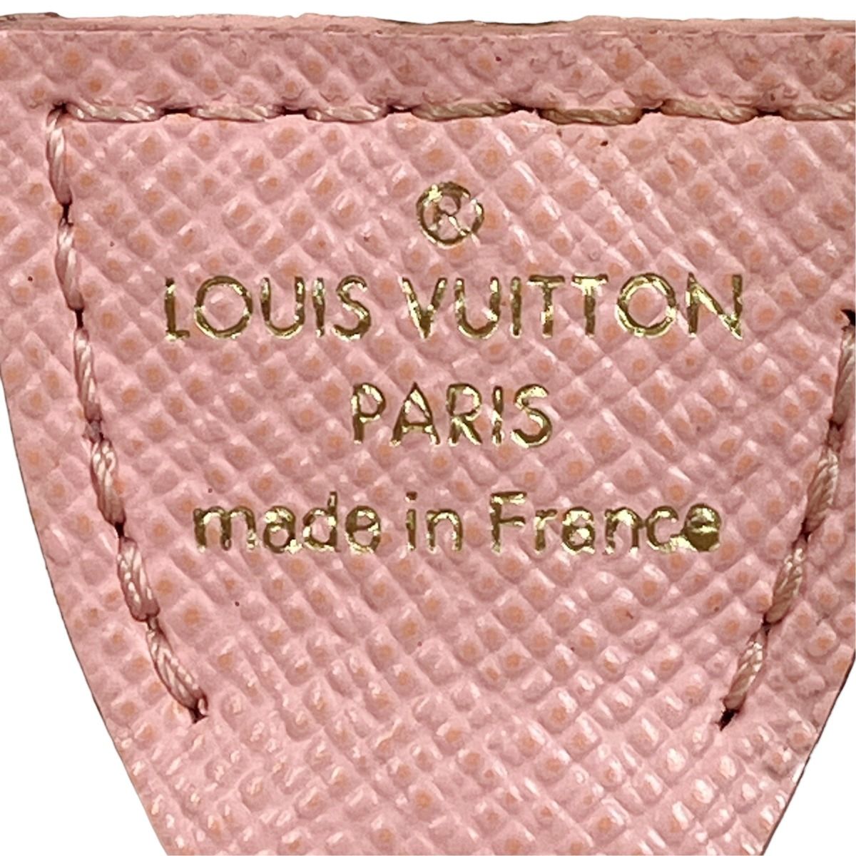 Louis Vuitton Mini Pochette Accessoires Damier Azur Pouch Canvas — view 4