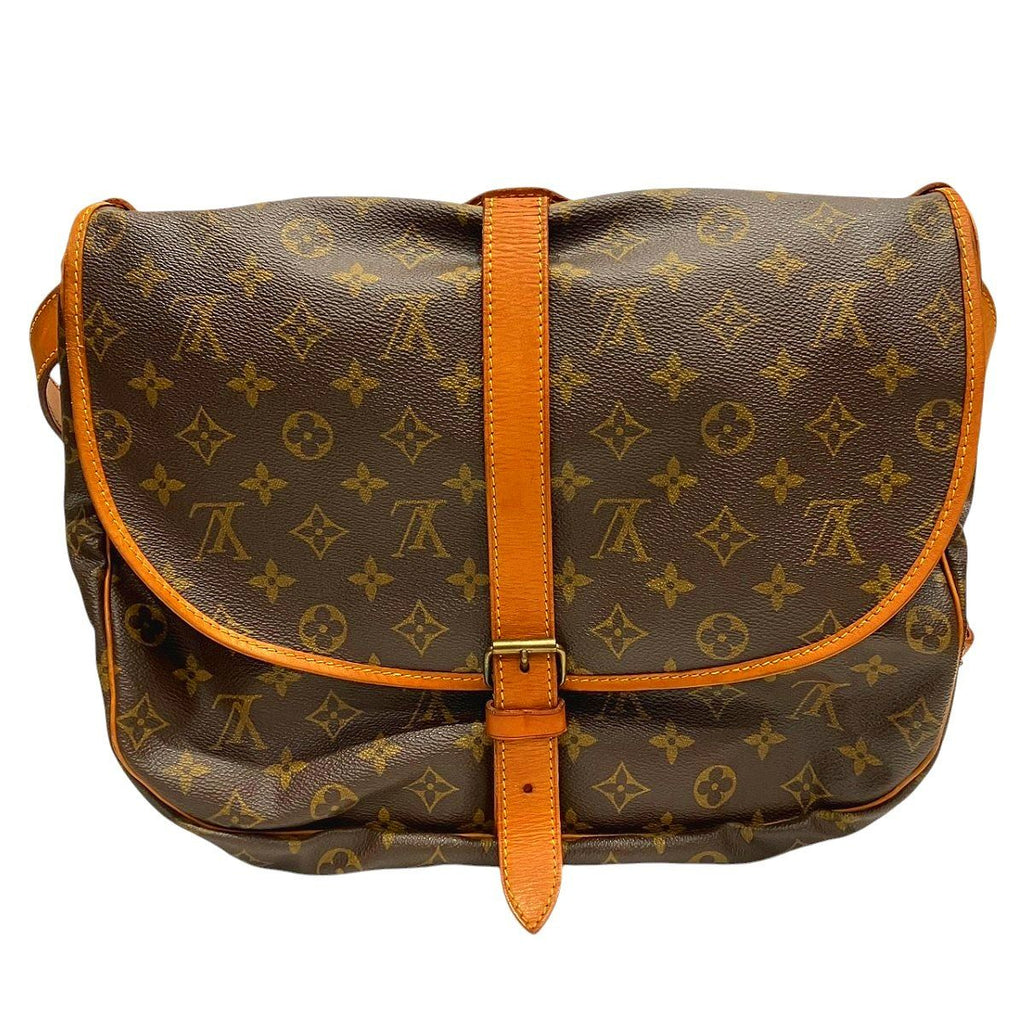 Louis Vuitton Saumur 35 Monogram Shoulder Bag Canvas — view 2