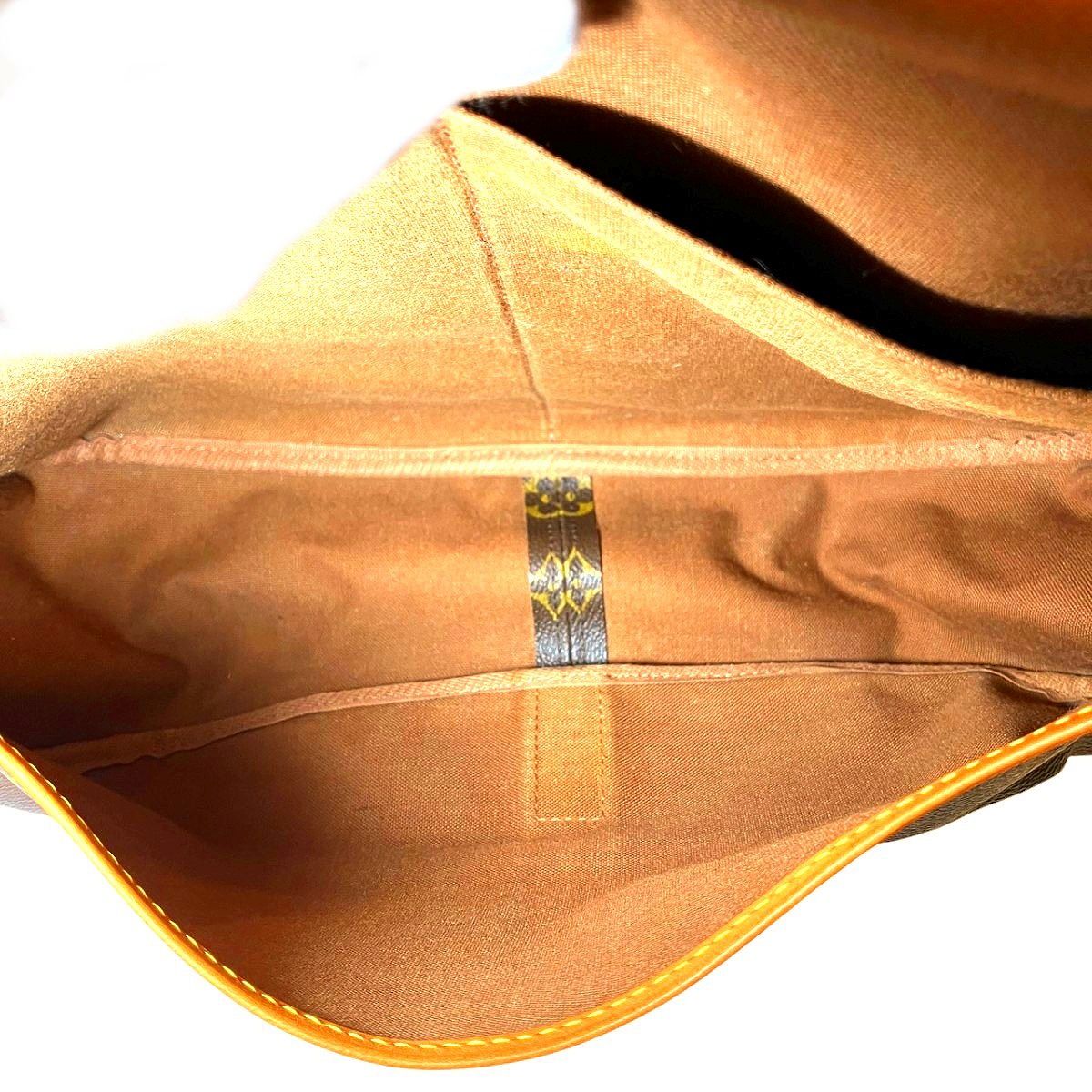 Louis Vuitton Saumur 35 Monogram Shoulder Bag Canvas — view 6