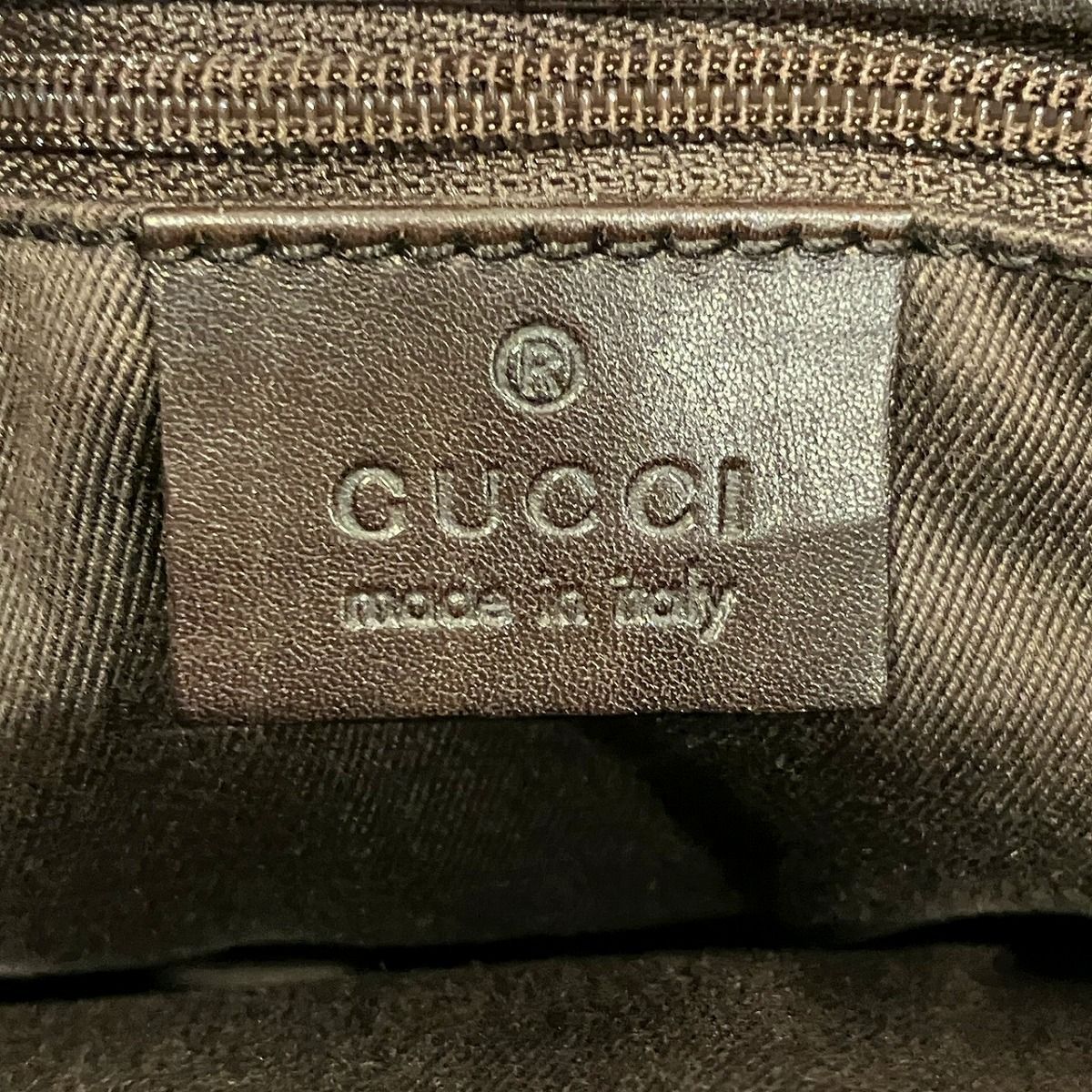 Gucci Handbag Leather GG Canvas — view 4