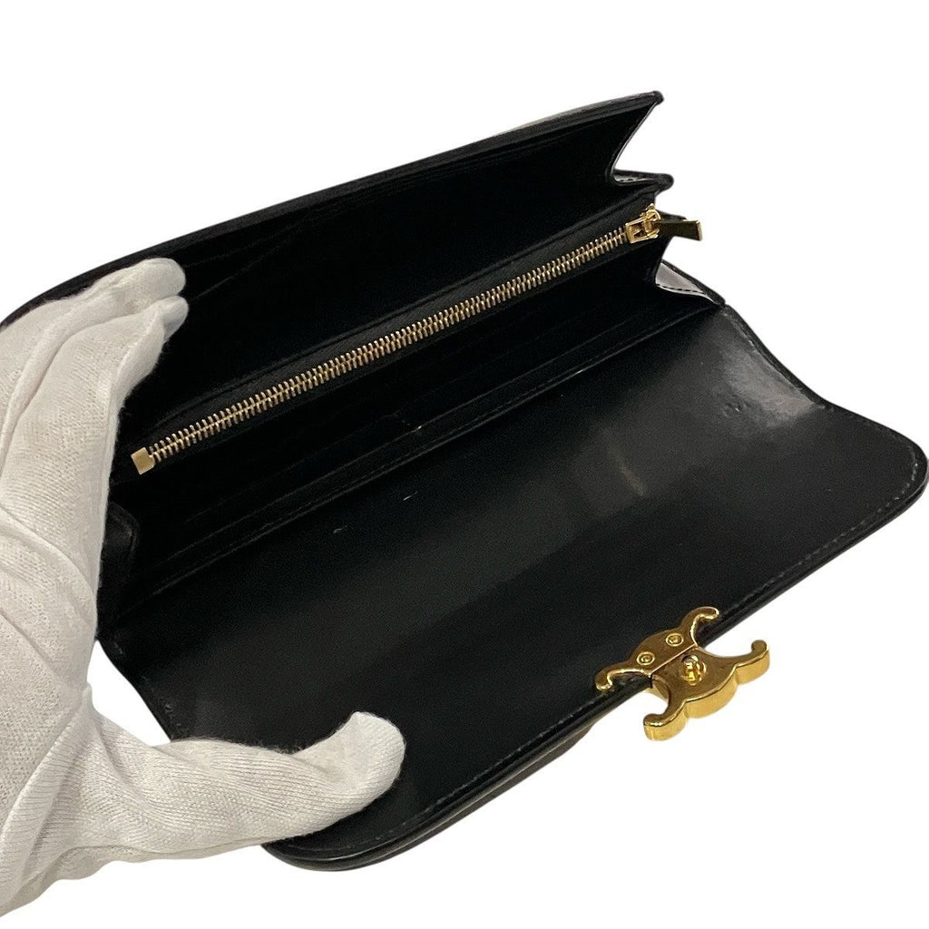 Celine Triomphe Wallet Leather — view 4