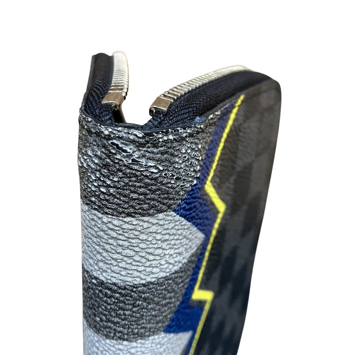 Louis Vuitton Zippy Wallet Vertical Damier Graphite Color Column Canvas — view 8