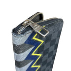 Louis Vuitton Zippy Wallet Vertical Damier Graphite Color Column Canvas — view 7