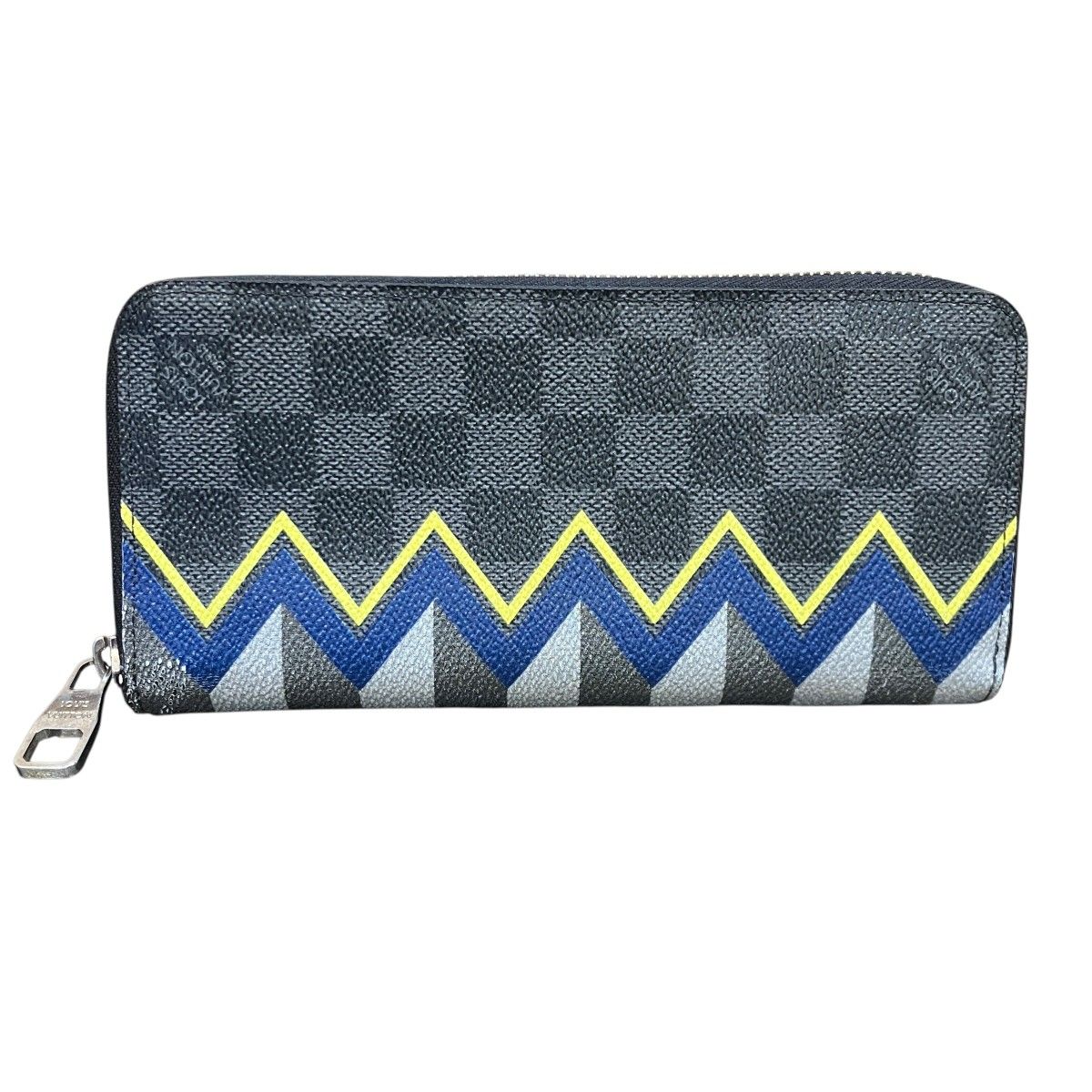 Louis Vuitton Zippy Wallet Vertical Damier Graphite Color Column Canvas — view 2