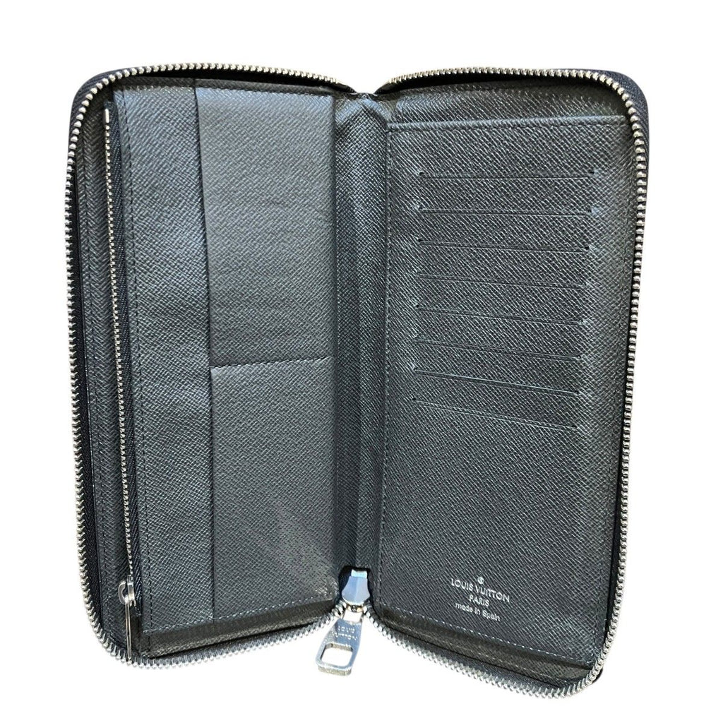 Louis Vuitton Zippy Wallet Vertical Damier Graphite Color Column Canvas — view 3