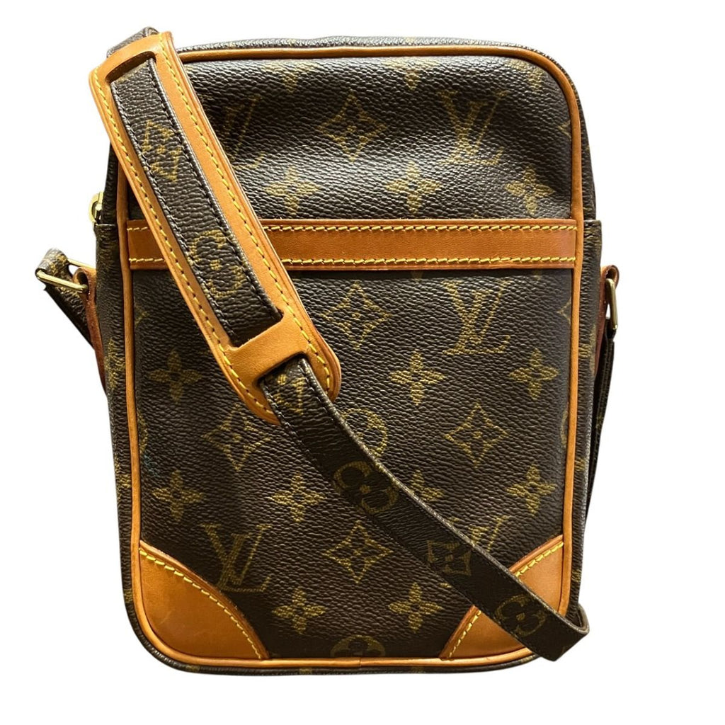 Louis Vuitton Danube Monogram Shoulder Bag Canvas