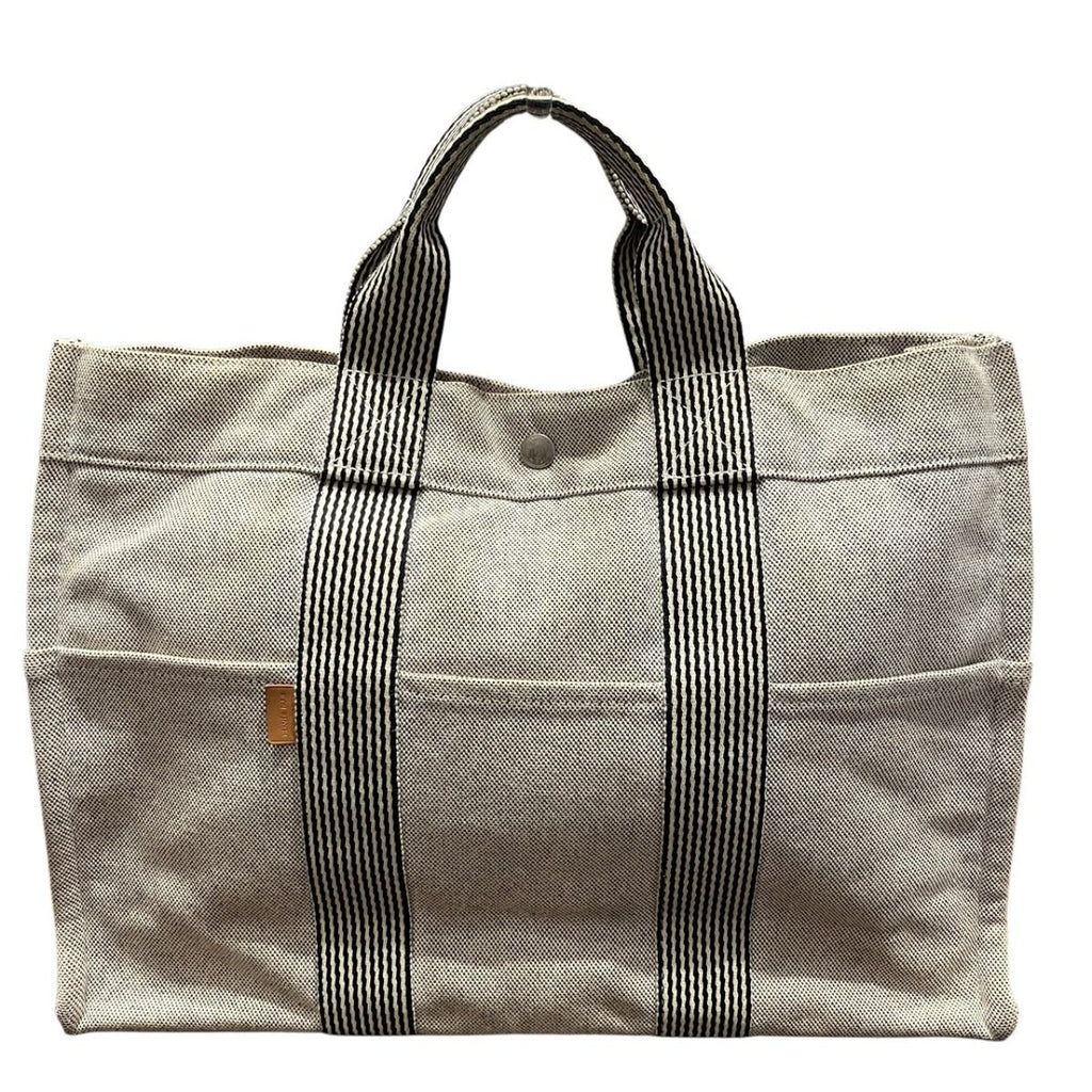 Hermes Fourre Tout MM Handbag Canvas